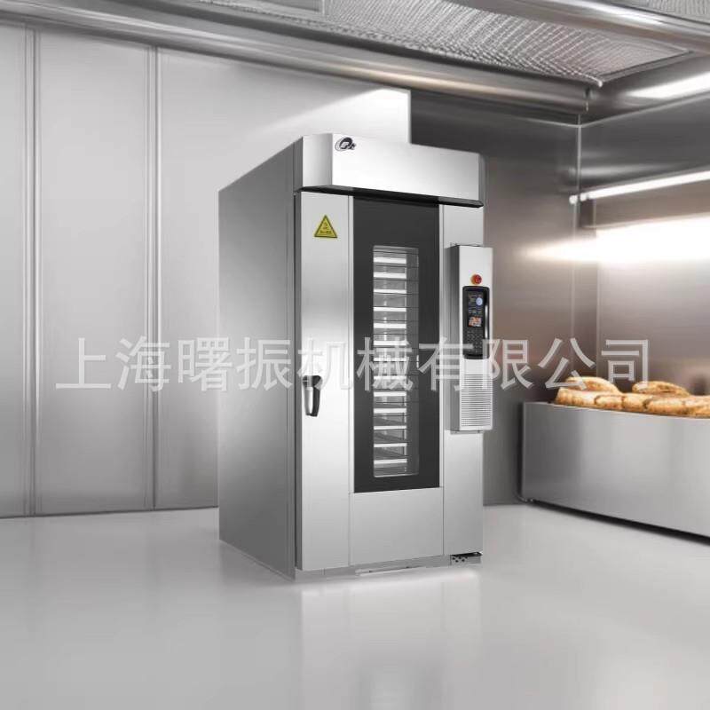 15盘热风旋转烤炉不锈钢推车式商用烤炉 内蒙古烤鲜奶片烘焙设