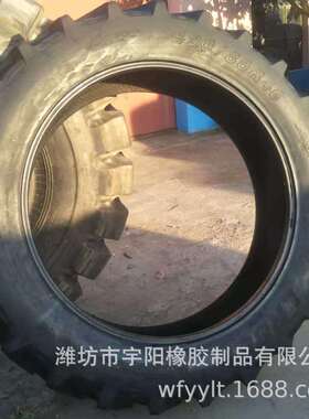 420/80R46农用人字钢丝胎 拖拉机轮胎18.4R46 加高胎