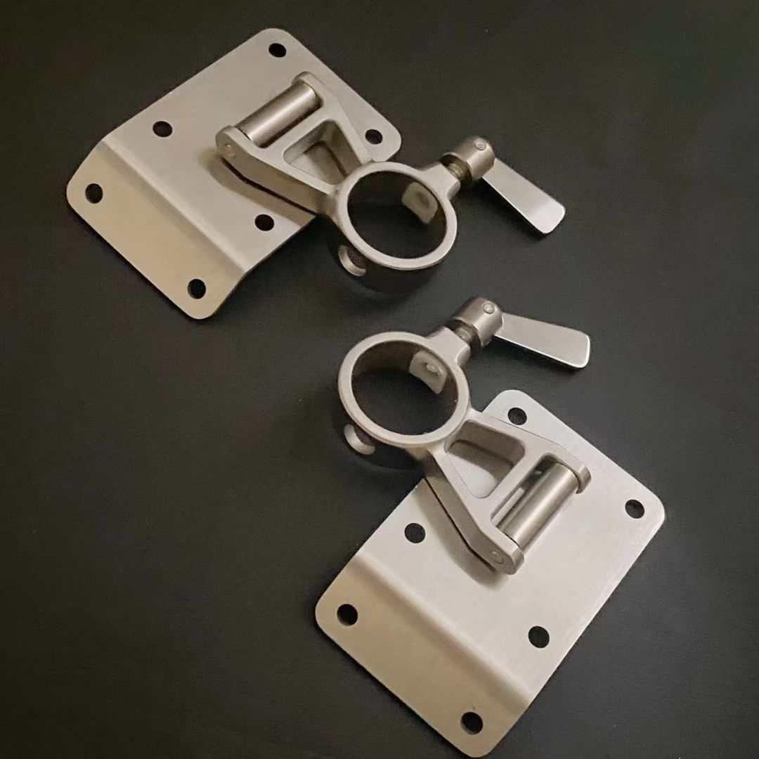 新款304加厚伞架不锈钢配件包角可折叠钓箱折叠伞架座通用通用型