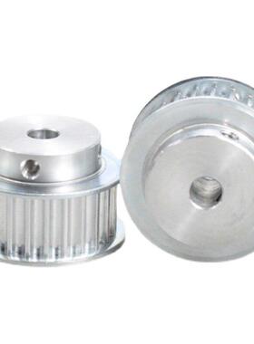 同步滑轮5m40齿槽宽度16/21Bf型凸阶铝合金同步滑轮精加工孔8-25