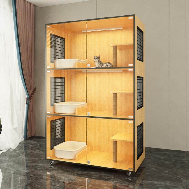 正品拇指三层猫喵别墅笼子舍实木物玻璃柜宠子全景繁育猫定制笼猫,宠物/宠物食品及用品,猫笼子/猫别墅,淘宝优惠券,粉丝福利购,淘宝优惠卷