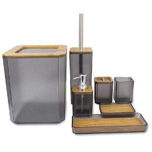 Washing Transparent set Cup Bamboo Mouthwash Tools 7pcs