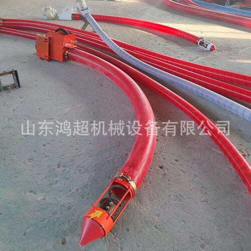 160管径软管上料机双管沙子水泥输送机平仓用吸粮机