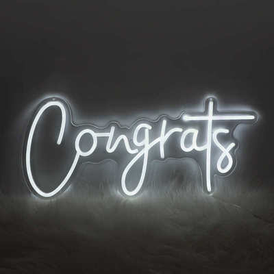 灯congrats霓虹灯外贸led装饰款派对造型节庆装饰热室内外