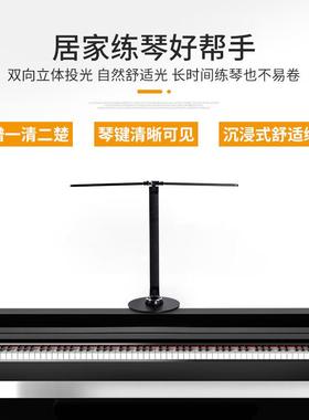 现代简约属钢22707琴双头台灯学专用护眼护眼金生灯阅读灯le灯d台