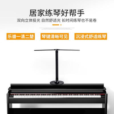 现代简约属钢22707琴双头台灯学专用护眼护眼金生灯阅读灯le灯d台