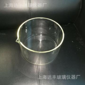 玻璃结晶皿具咀圆柱形水槽玻璃圆皿300*150mm