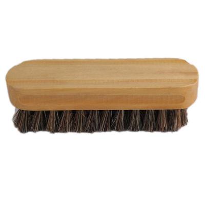 高档马毛刷皮鞋清洁抛光刷鞋马鬃毛不伤皮衣除尘多功能细软毛刷子