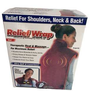 按摩背部颈部肩周 厂家Relief Wrap Heat 热敷按摩披肩 Massaging