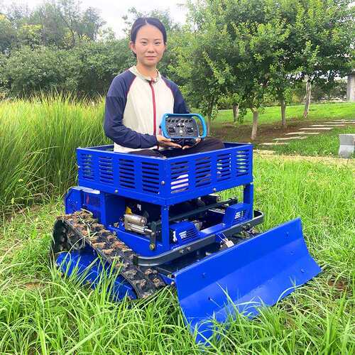 汽油割草机家用农用除草机遥控割草机全自动高效履带式割草机