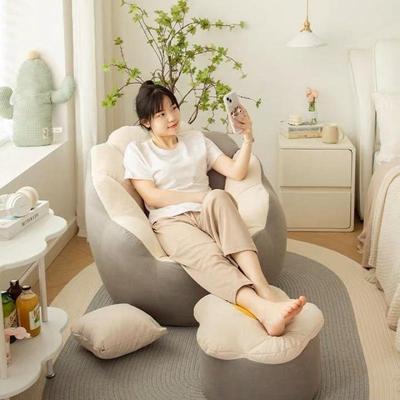 出租屋单人沙发凳子躺椅UGM榻榻米网红椅懒人沙发小卧室客厅户小