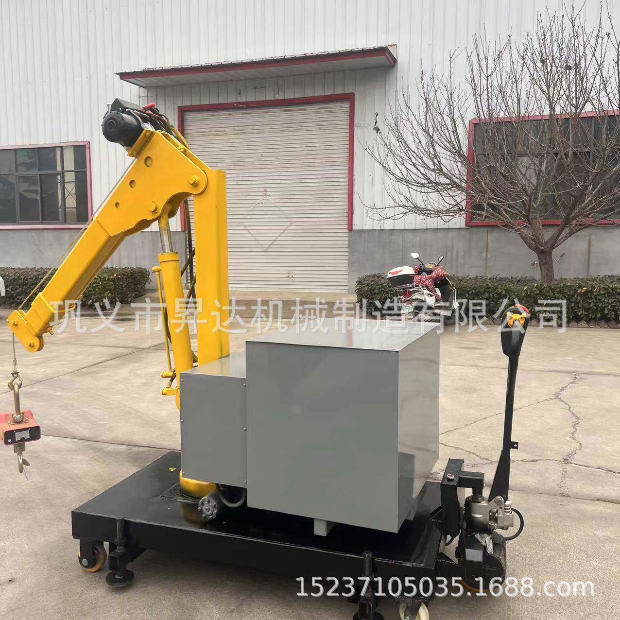 移动60度旋转液压起重设备移动式模具吊装机车间搬运小吊机