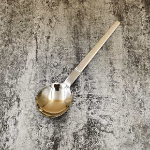 厚实精美 勺子喝汤勺调羹 316加厚不锈钢圆头汤勺家用吃饭勺18
