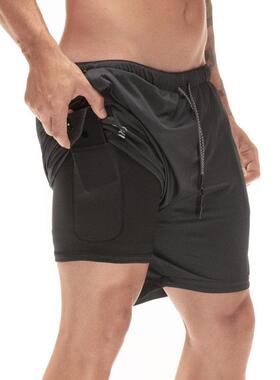 Running Shorts Men 2in1 Quick Dry GYM运动裤Sport Short Pants