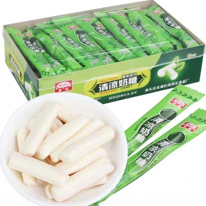 正宗采购产品凉爽的太妃糖,凉爽和清爽,老式薄荷味的牛奶片,牛