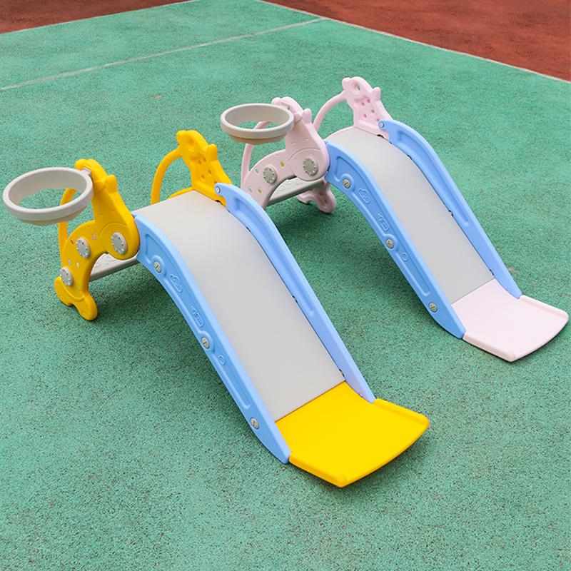 幼儿园小型滑滑梯家庭游乐场宝宝生日礼物室内玩具塑料多功能器材