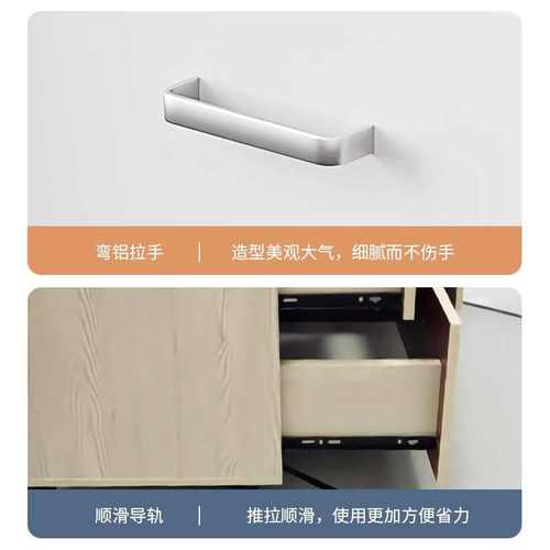 文件柜资料柜办公室置物柜木质矮柜带锁收纳柜子储物柜办公桌边柜