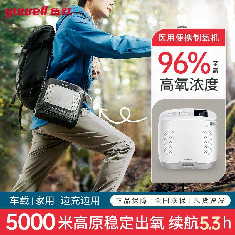 鱼跃便携式制氧机医用随身氧气机户外高原车载吸氧机Spirit-3配件