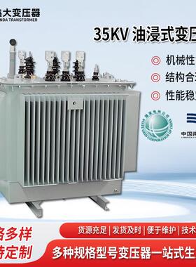 35kV油浸式变压器315kva各类大型电力设施配电高压绕组SZ11变压器