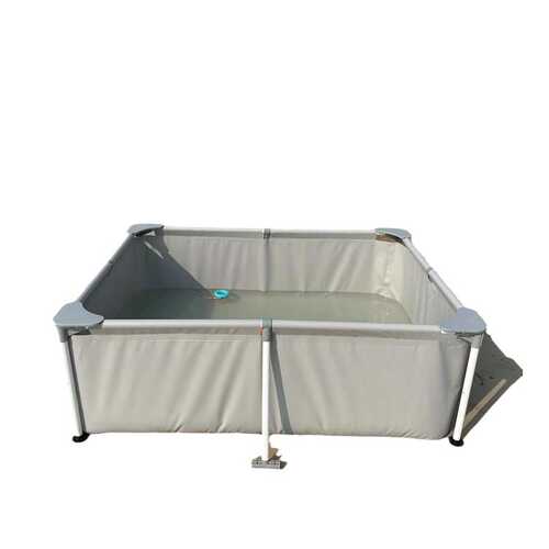 大乐园养鱼蓄水池蓄水池工地移动大型 游泳池儿童支架水上滑梯