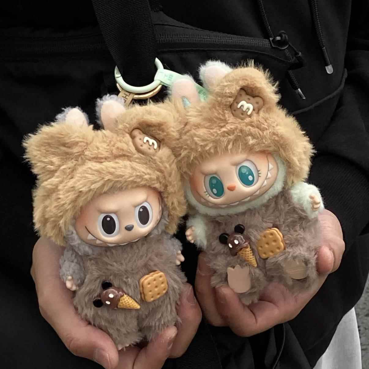 仅衣服Labubu一二三代衣服挂件拉布布坐坐娃衣木扣毛衣冰淇淋套装