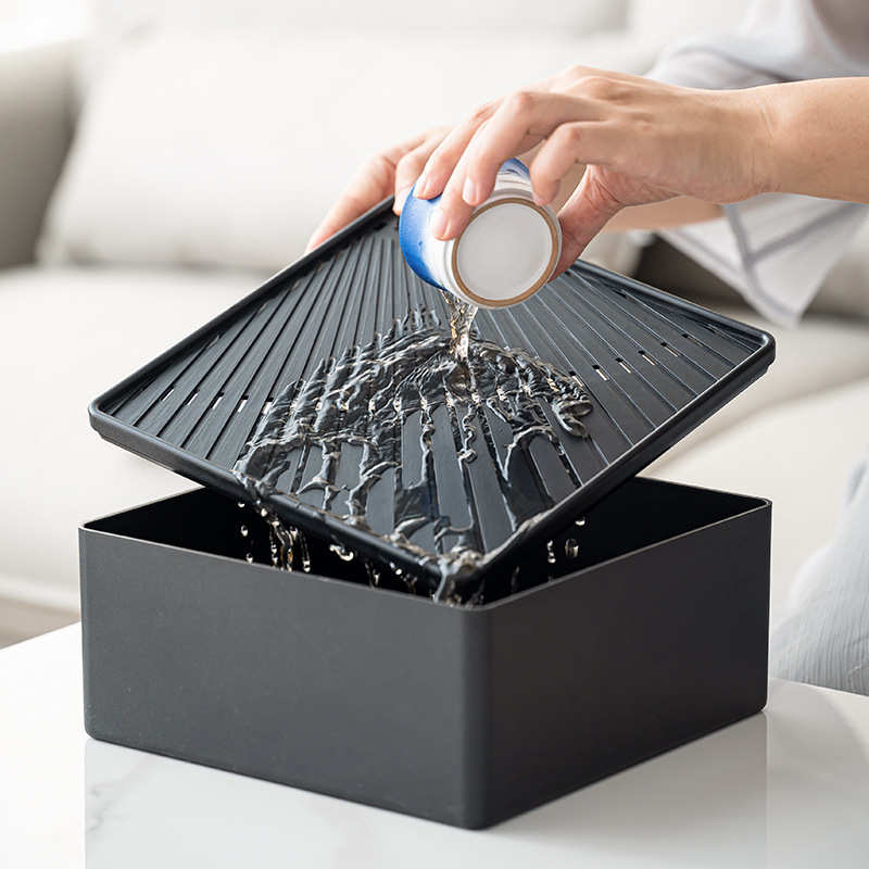 渐变木古山水旅行茶具套装 轻奢简约车载户外吃茶去创意商务礼品