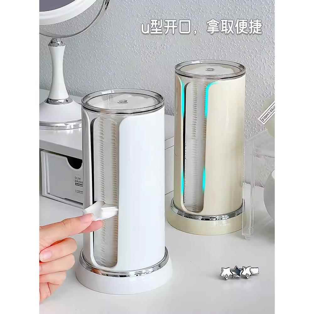 大肠发圈收纳神器儿童发饰收纳盒家用防尘女孩头饰便携整理抽拉筒