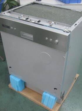 团购外贸半嵌入式洗碗机带半载洗顶喷嘴