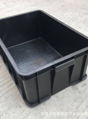 带盖防静电箱615*425*250mm电子元件物料分类车间周转静电塑胶箱