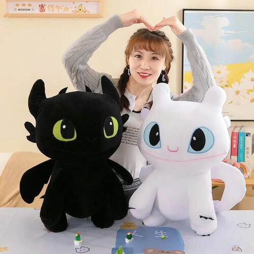 Toothless Dragon Plush Body Pillow Cute Cartoon Stuffed Cush