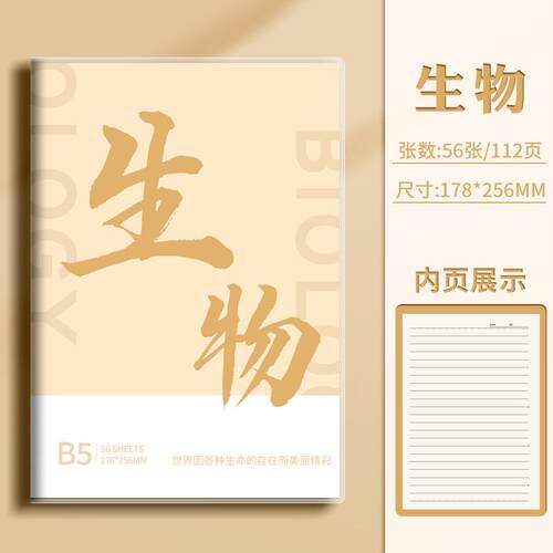线圈科目科目笔记本子英语日记本
