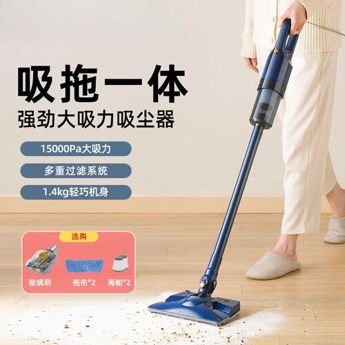 吸尘器家用小强吸力手持1地吸拖一体机毯吸地沙型发吸宠物大毛
