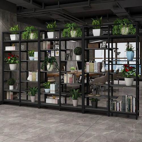 展示架博古架陈列架货架置物理隔发店艺断花架办公室架铁隔无品牌