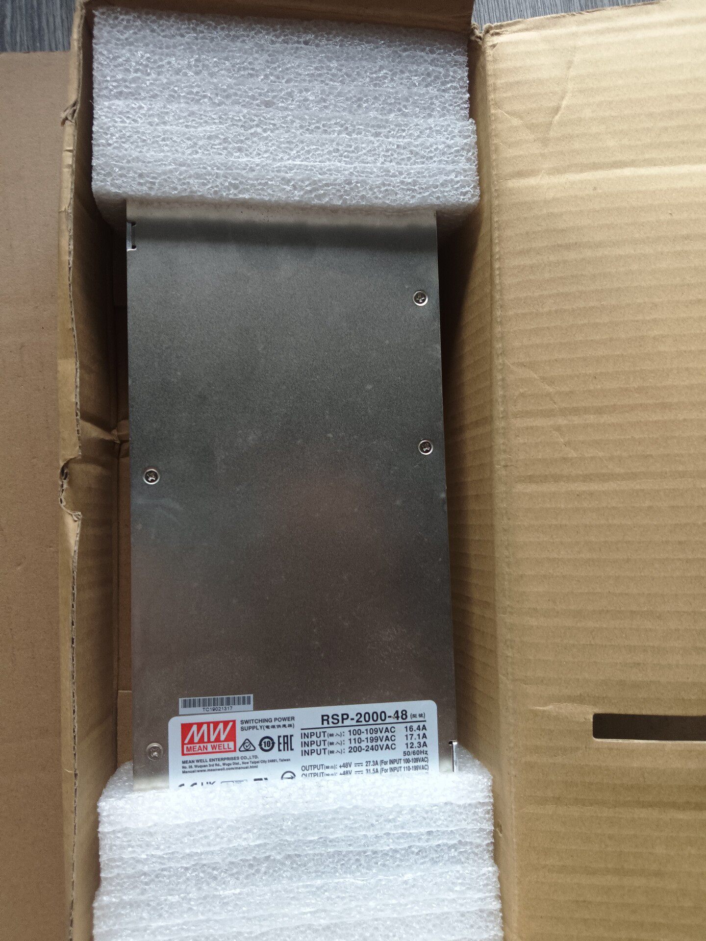 RSP-2000-48，明伟电源9成新包好