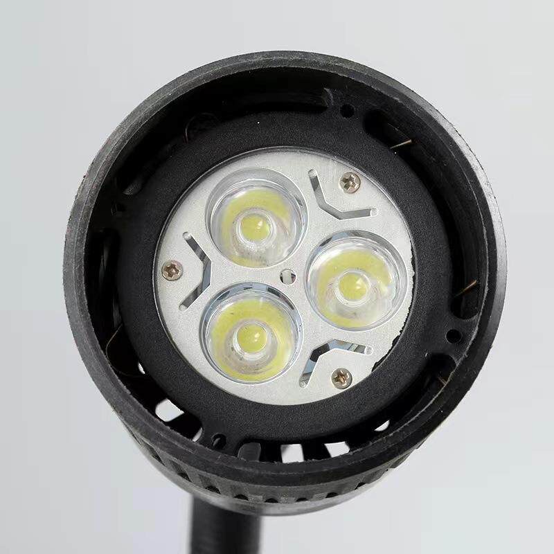 铣床石英灯LED铣床工作灯 新光源卤钨灯泡软管大头灯