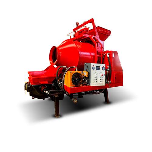 混凝土搅拌泵混凝土输送泵搅拌输送一体机细石砂浆搅拌输送拖泵