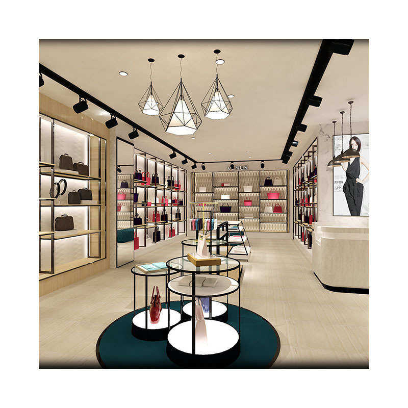 整店包包展示架 中纤板皮具鞋店货架展柜金属烤漆鞋子展示架出售