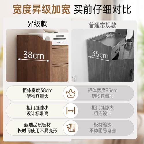 餐边柜子储物柜客厅靠墙置物架实木家用收纳备餐柜办公室茶水秦之
