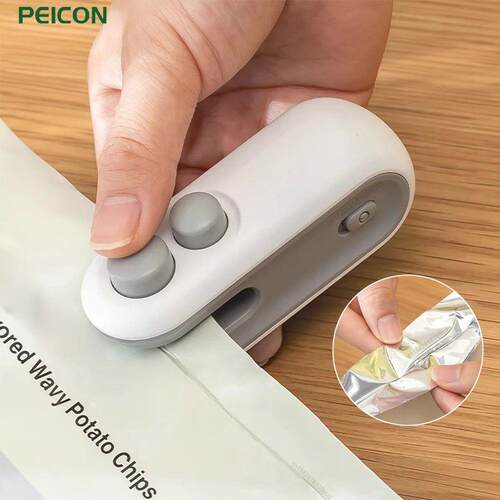 Mini Heat Bag Sealing Machine Package Sealer Bags Plastic Fo