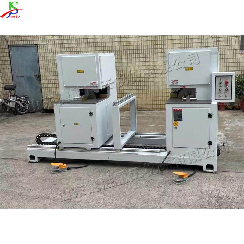 美式橱柜磨角机 木工家具茶几切角设备 板式双端直角切角机