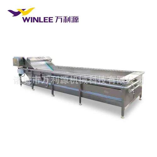 全自动鼓泡翻浪洗菜机果蔬清洗设备不锈钢臭氧去农残黄瓜清洗机