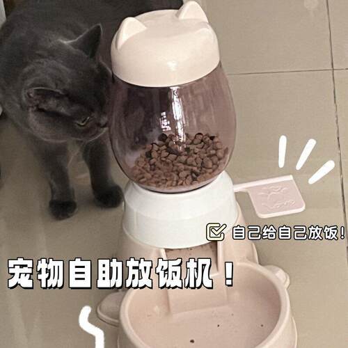 自动喂食喂水宠物猫咪狗狗饮水器狗食猫粮自助投食猫碗食盆