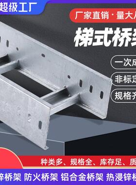 江苏梯式室内桥架电缆槽盒镀锌防火不锈钢铝合金电缆桥架线槽