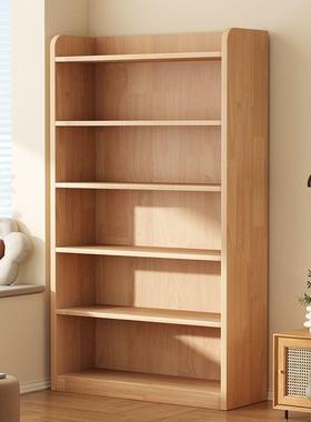 实木书架客厅简落地书柜学生物架54719儿童家用储多层卧室置易收