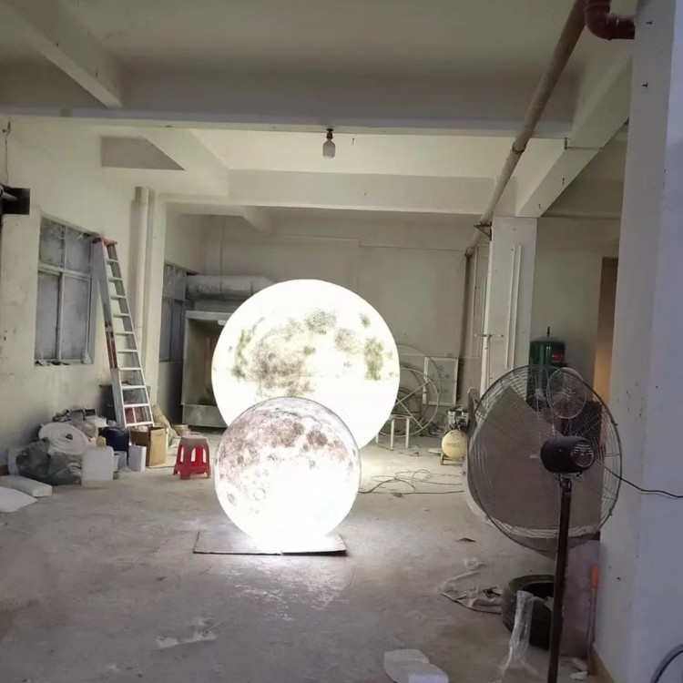 景观月亮灯发光月球灯网红月亮灯露营景观灯直径50CM餐厅月亮公园,家装灯饰光源,景观庭院灯饰,淘宝优惠券,粉丝福利购,淘宝优惠卷