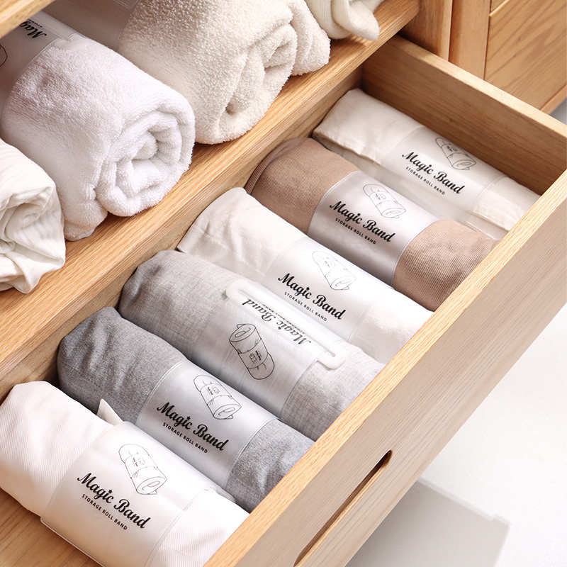 创意衣服收纳捆绑带懒人卷厚毛衣物扎棉被子衣柜折叠分类整理神器