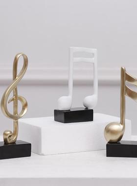 寓意好的摆件客厅轻奢高档现代简约音乐奖杯五线谱音符钢琴家居装