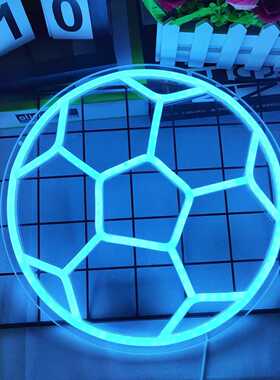 热销装饰招牌运动用品发光卧室体育霓虹灯etsy篮球led