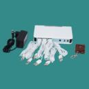 一拖六笔记本电脑防盗器双USB线笔记本展示报警器多路防盗体验锁