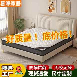 3E椰棕床垫 可折叠式防螨护颈撑腰床垫偏硬长棕丝高密度床垫